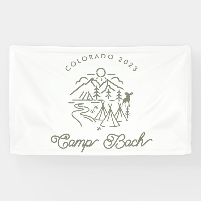 Bannière de Camp Bachelorette / Toile de fond  (Horizontal)