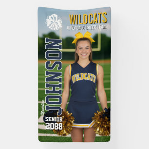 Bannière de cheerleading personnalisée pour le mat