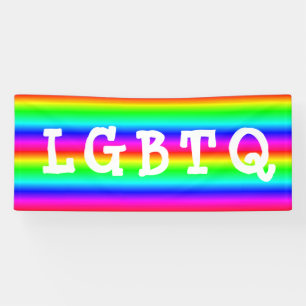 Bannière de défilé d'arc-en-ciel de gay pride de