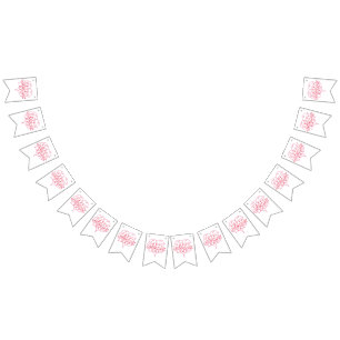 Bannière de fanions Joyeuse Saint-Valentin