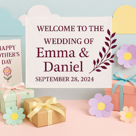 Bannière de fête d'anniversaire | Affiche de bienv