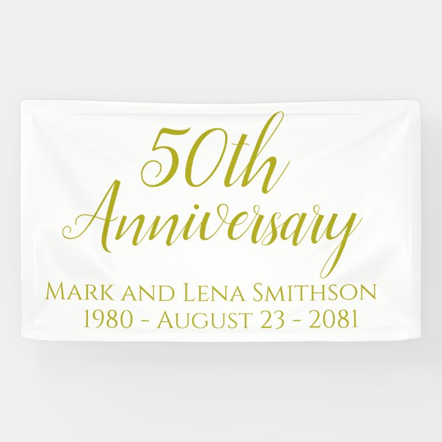 Bannière de fête d'anniversaire personnalisée (Horizontal)