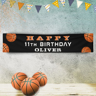 Bannière de fête d'anniversaire pour enfants de sp