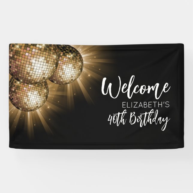 Bannière de fête de bienvenue (Horizontal)