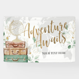 Bannière de Fête de Mariage, l'Aventure Attend