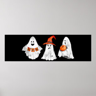 Bannière de fête Halloween, Décoration de fête Hal