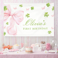 Bannière de fête pour la 1ère année de St. Patrick
