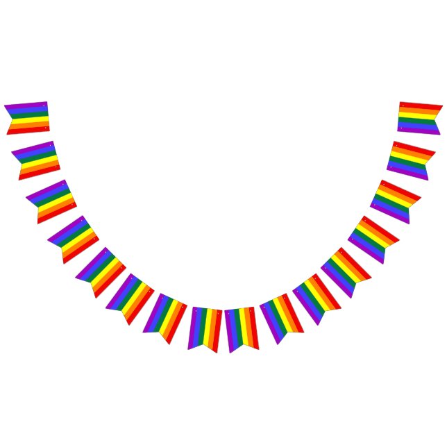 Bannière de jauge à drapeau arc-en-ciel (Tout)