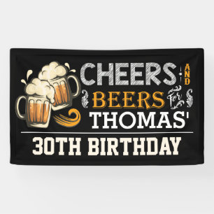 Bannière de la bière et de la bière