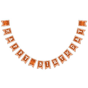 Bannière de la fête Citrouille d'anniversaire heur