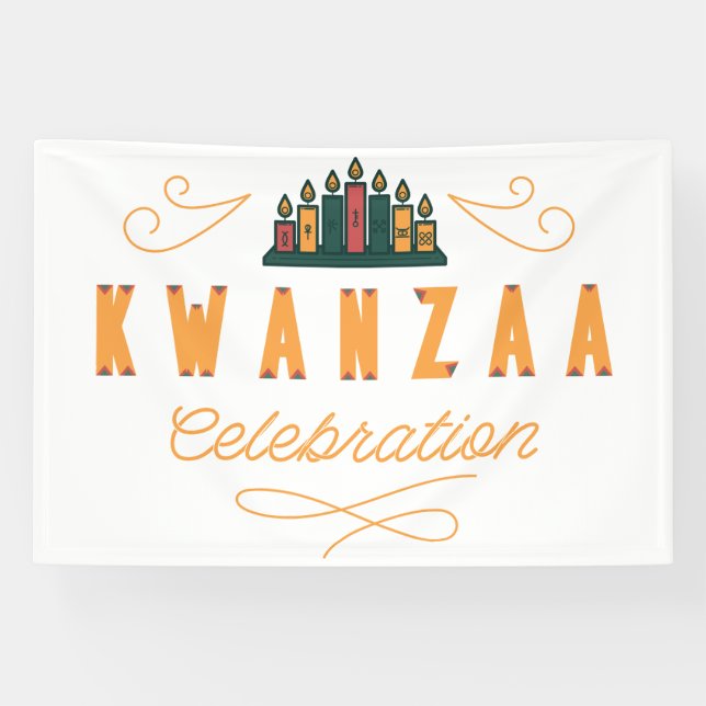 Bannière de la fête de Kwanzaa (Horizontal)