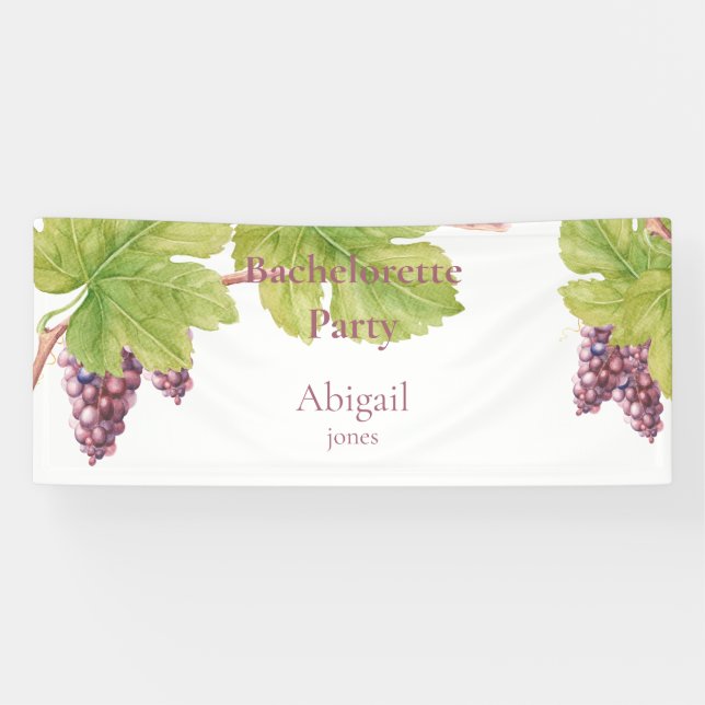 Bannière de la fête de la Bachelorette de destinat (Horizontal)