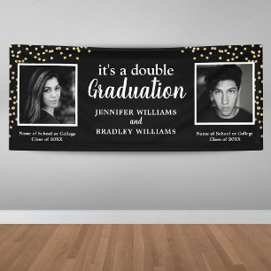 Bannière de la fête de la double graduation