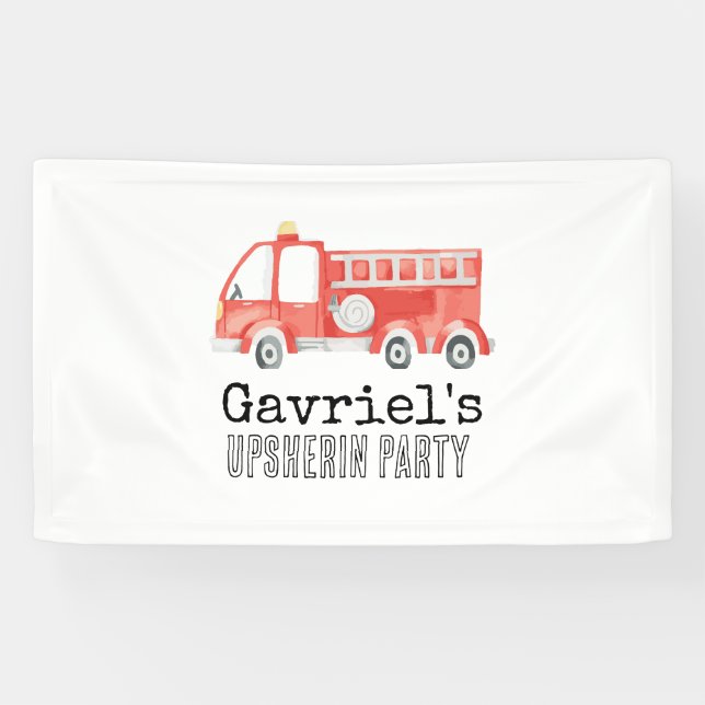 Bannière de la fête des camions à feu (Horizontal)