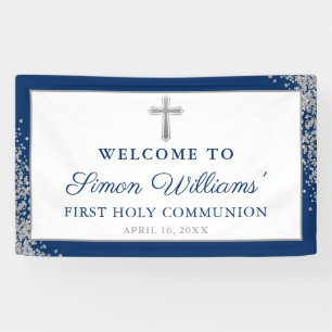 Bannière de la première communion sainte de la m