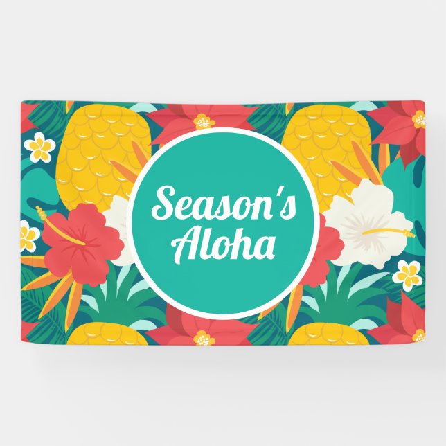 Bannière de la saison Aloha Hawaiian (Horizontal)