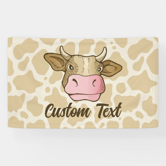 Bannière de la tête de vache (Horizontal)