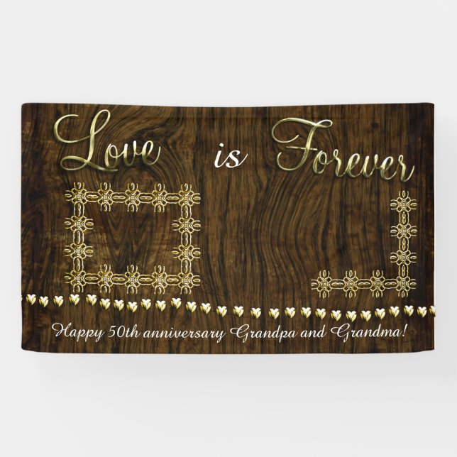 Bannière de l'Anniversaire d'or (Horizontal)