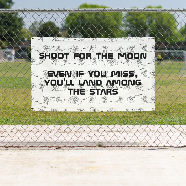 Bannière de l'astronaute (En situation)