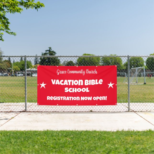 Bannière de l'école biblique personnalisée (Insitu)
