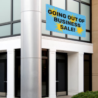 Bannière de liquidation de stock