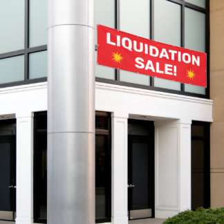 Bannière de liquidation énorme