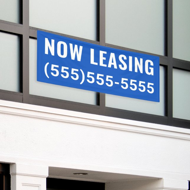 Bannière de location personnalisée maintenant (Bâtiment extérieur)