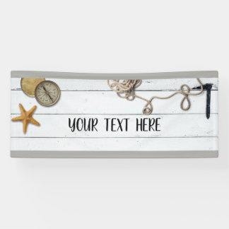 Bannière de maison de plage