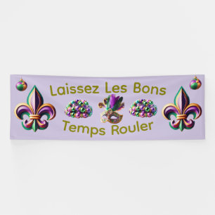 Bannière de Mardi Gras