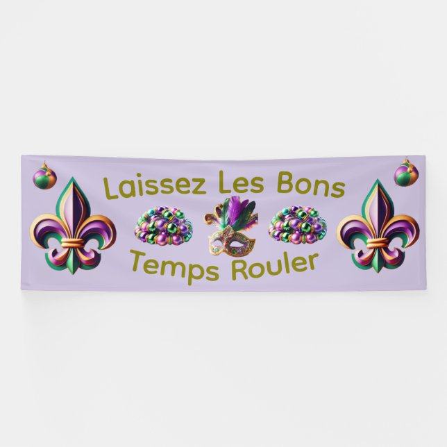 Bannière de Mardi Gras (Horizontal)