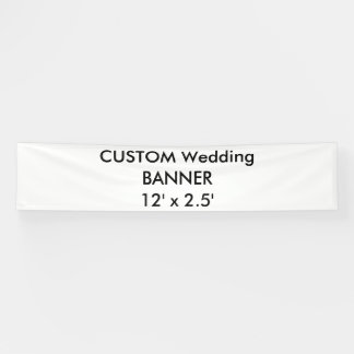 Bannière de mariage personnalisée 12 pouces x 2,5 