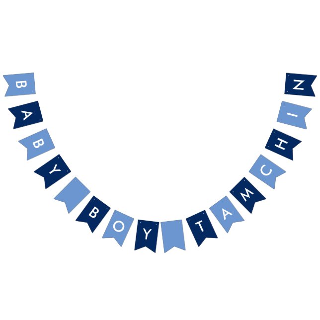 Bannière de marine de Tamchin de bébé, bleue et (Tout)