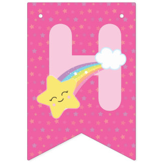 Bannière de mise à l'arc-en-ciel magique Unicorn A