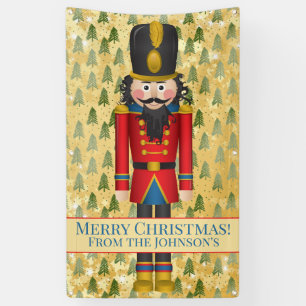 Bannière de Noël de Noisette personnalisée