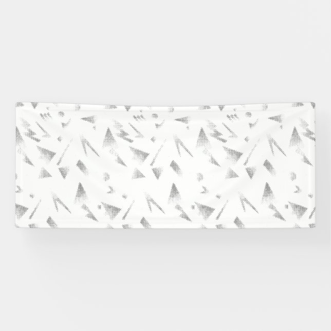 Bannière de nuages gris horizontale (Horizontal)