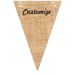 Bannière de partie de drapeau de triangle