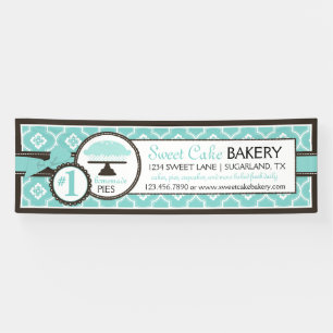 Bannière de petite entreprise de tarte de