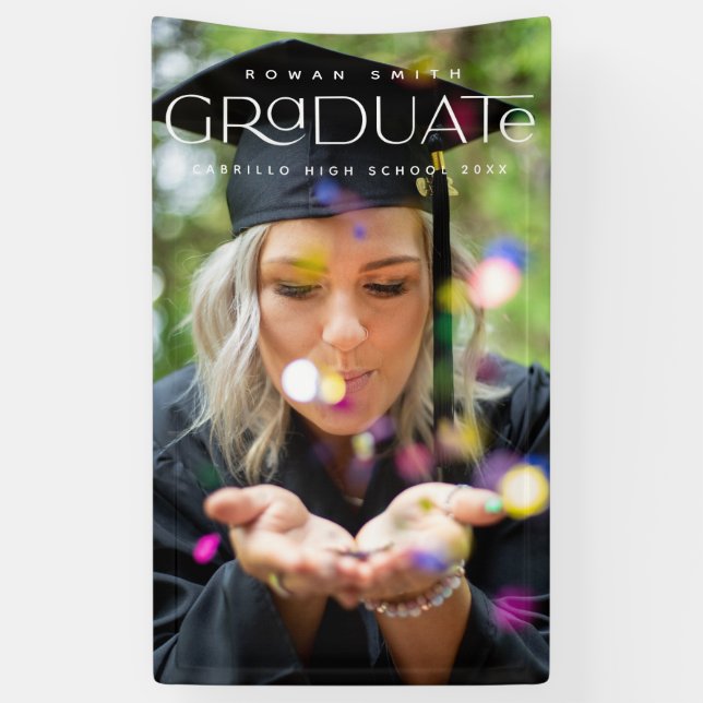 Bannière de photos de diplômes (Vertical)