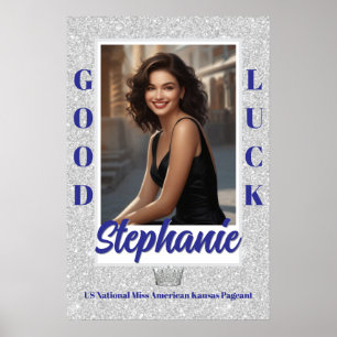 Bannière de porte de concours personnalisée Poster