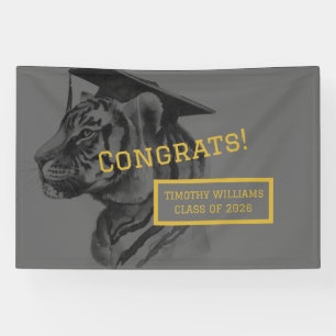 Bannière de remise des diplômes personnalisée de t