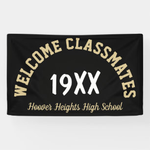 Bannière de réunion de classe Bienvenue