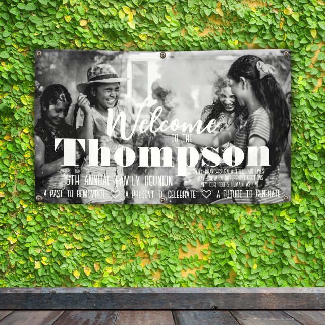 Bannière de réunion de famille de photos personnal (Birthday Depot
Your Photo Family Reunion Banner)