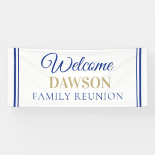 Bannière de réunion de famille PERSONNALISÉE