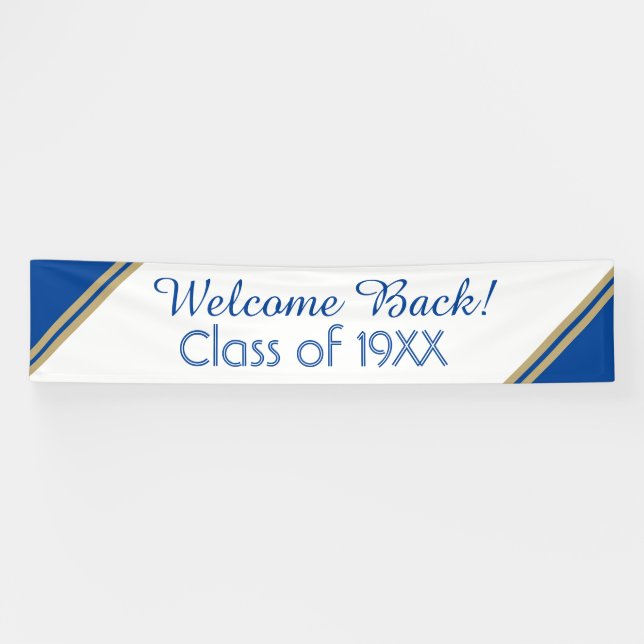 Bannière de réunion de la grande classe de retour (Horizontal)