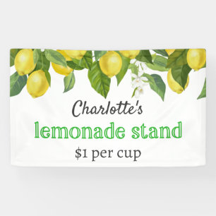 Bannière de socle Lemonade pour enfants personnali