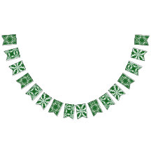 Bannière de soute en épi de pin de vacances