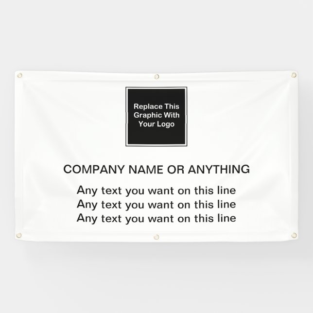 Bannière de style logo d'entreprise (Horizontal)