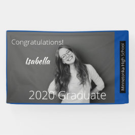 Bannière de vinyle pour la graduation de la photo 