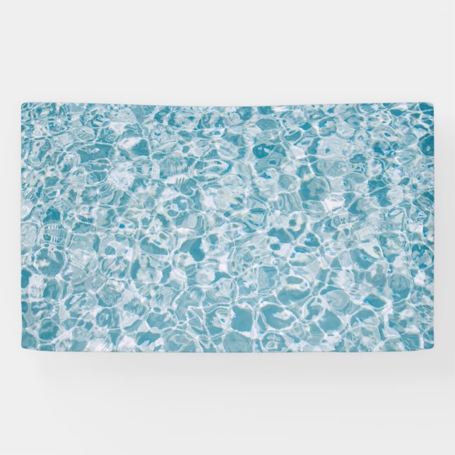 Bannière d'eau d'ondulation (Horizontal)