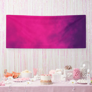 Bannière dégradé magenta personnalisé